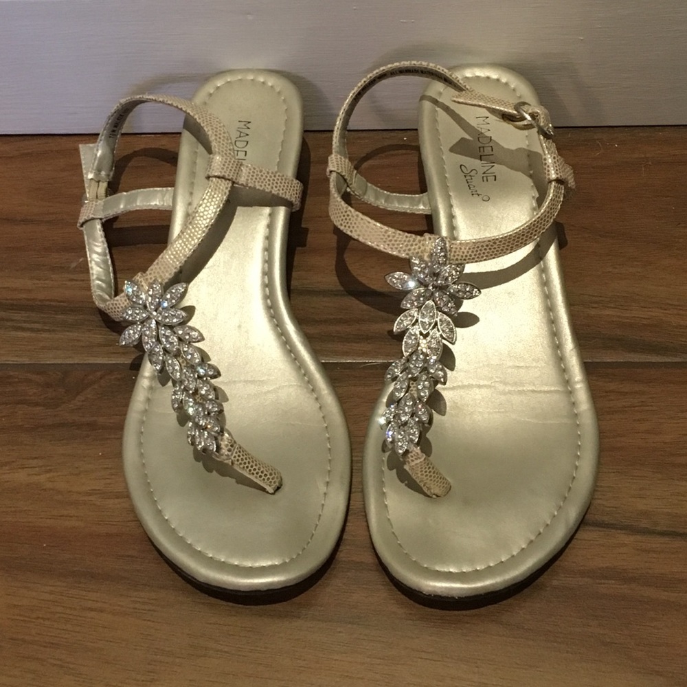 Gold Shimmery Sandals
